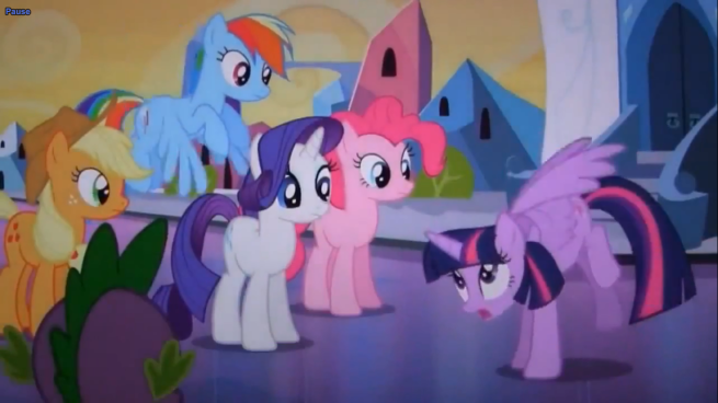 “Gee Twilight, you were flying so well during the coronation.”
