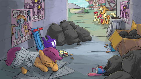 Oh yeah, I TOTALLY believe that no one in Ponyville would have a problem with this.