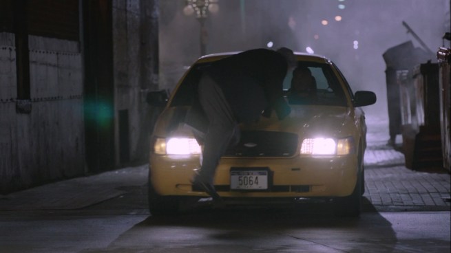 “DAMN IT!  I knew driving through an alley wouldn’t end well!”