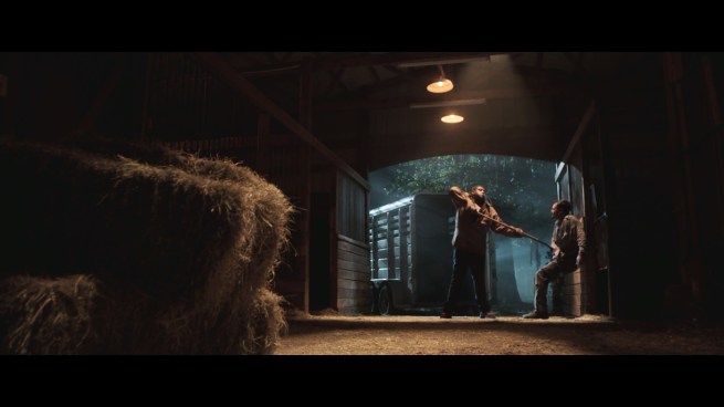 “This is for all the black men who were unceremoniously killed off in shitty action films!”