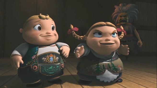 “We fooled you ya?  It’s not like this is the sequel to a movie that also had the super cute character be the bad guy, and it’s not like we just reminded you of that fact 5 minutes ago.”