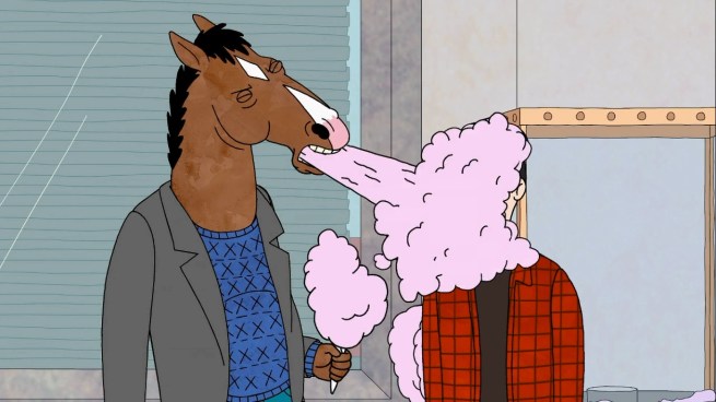 Puking is funny.  Especially when you tell us ahead of time that it’s going to happen.