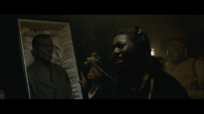 “And so we say good bye to a beloved husband and father.”     …..     “Alright, enough of that.  PARTY!!! WOO!!!!”