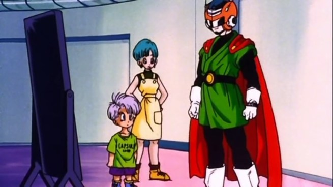 I’m thinking Super Sentai Space Spartan.  That, or Japanese Booster Gold. 