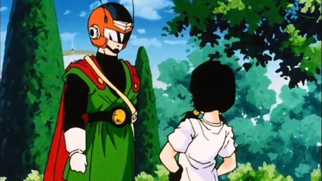 “Seriously dude.  That outfit makes you stick out like a sore thumb.  Does the helmet actually do anything, or is it just cuz you think it looks cool?”