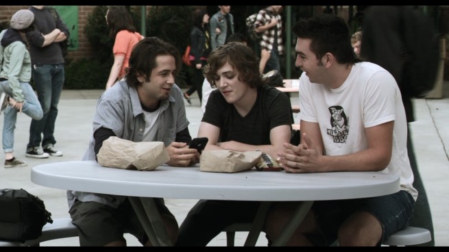 “Dude!  We’re so gonna get laid!”     “Yeah, it’s gonna be awesome!”     “WOO!  GETTING LAID!”