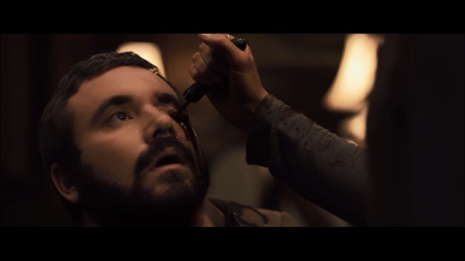 “What the hell!?  I said cut me some slack!”     “Sorry.  I only heard the first part of that sentence.”