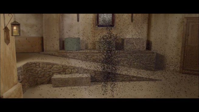 “NO ONE CAN STOP THE FLIES!!!  Except maybe a newspaper.”