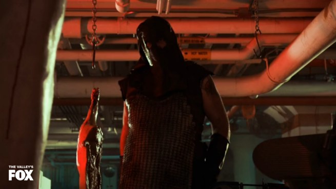 Are you kidding me!? He looks like a fucking Klokateer from Metalocalypse!