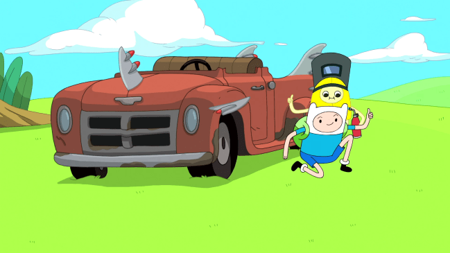 Finding a truck in any other show wouldn’t be significant.  In the land of Ooo though?  It’s FASCINATING!