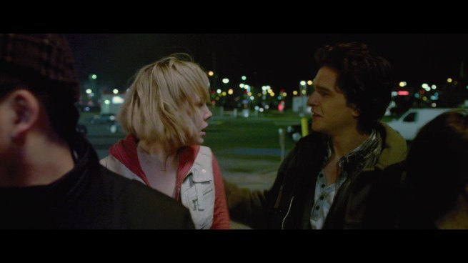 Oh look!  The two new kids at school just conveniently ran into each other at a crime scene!  What are the odds!?