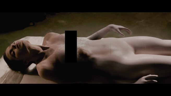 “This is actually a perfect metaphor for the depiction of women in horror films.  Also, IT HURTS LIKE HELL!!!”