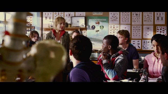 “Tell us a bit about yourself.”     “NO!  There is NOTHING to know about me!  I move around a lot for reasons you don’t need to know, and I won’t be friends with ANY OF YOU!  IGNORE ME!!!!!!”