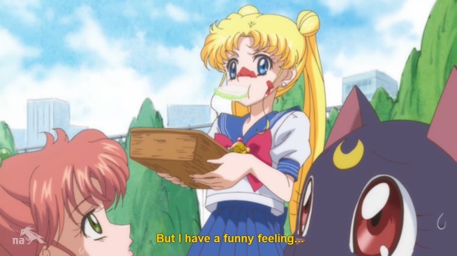 “That’s called indigestion Usagi.  Go take an antacid before you get gassy.”