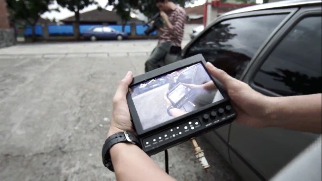 “Dude… it’s like, a camera filming itself.  An infinite loop of footage.  Dude…”