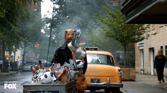 Oh yeah. He’s TOTALLY not gonna do something bad. I’m sure most balloon salesmen wear animal masks.