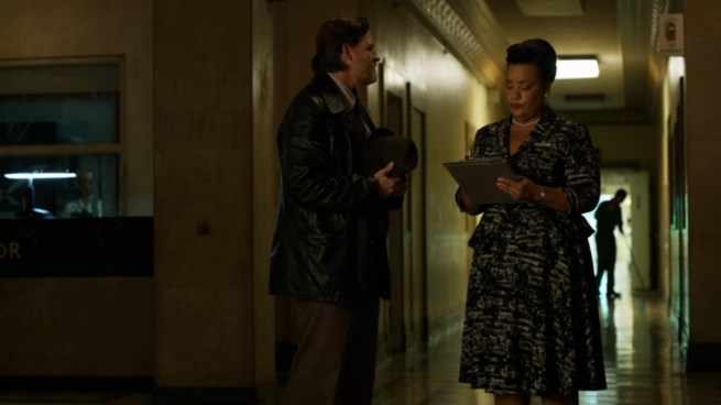 “Dix’s bills are due.”     “Don’t worry, I’ll take care of them.  Are you ready to go Gordon?  Alright, let’s go grab some poor kid, beat the shit out of him, and frame him for a crime he didn’t commit.”