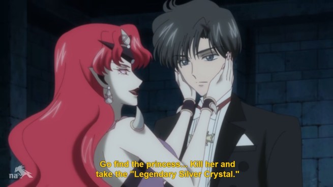 You know why I’m NOT gonna cry foul when Usagi is unable to attack Tuxedo Mask right away?  IT’S BECAUSE THEY ALREADY ESTABLISHED THEIR RELATIONSHIP!!