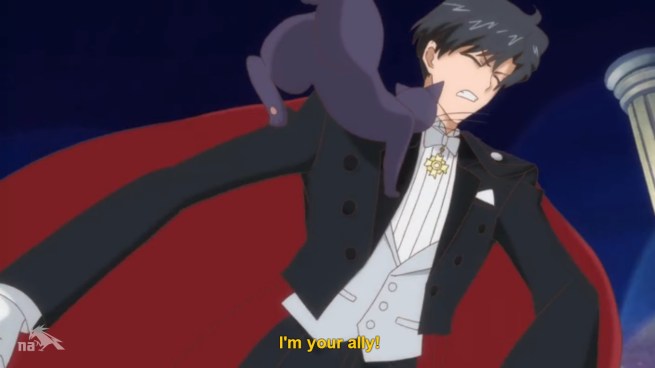 “Hey Tuxedo Mask!  That’s my bread and butter your fucking with!”