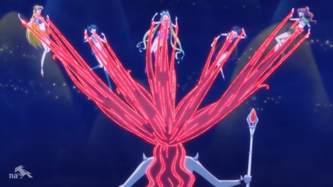 If she starts to whip her hair back and forth, the scouts will be pulverized!!