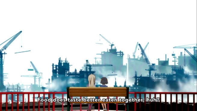 “Can we talk about something else?  Like how you disappeared for half an hour!?”