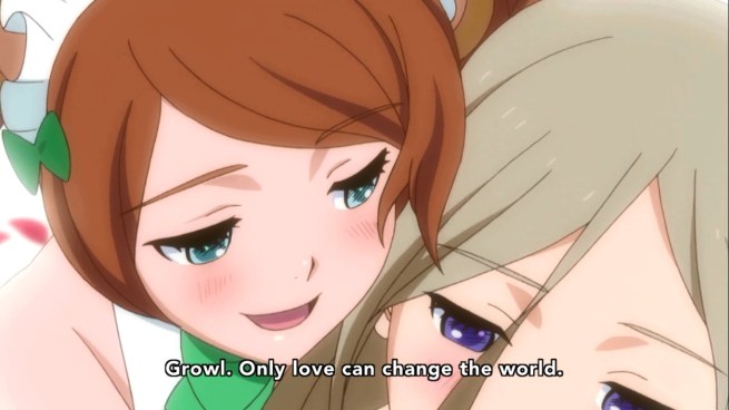 “And by love, I mean your vagina.  I think.”