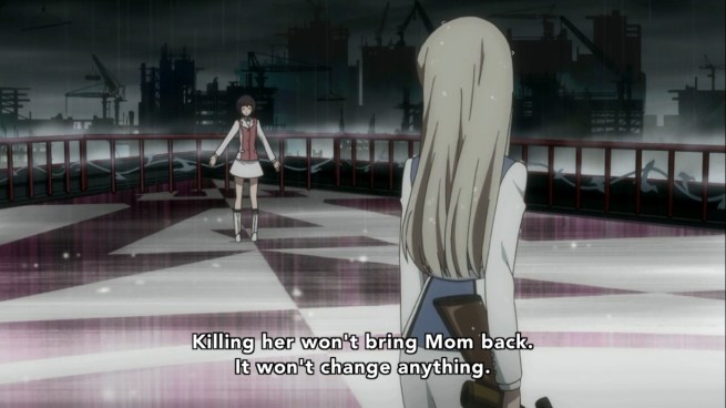 “Now sleeping with her?  THAT will solve everything!”