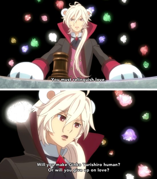 Ikuhara is just fucking with us, right? (FYI: Option one is where she relinquishes her love)