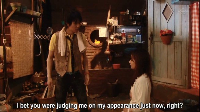 “They say don’t judge a book by its cover!”     “Well you’re not a BOOK, are you!?”