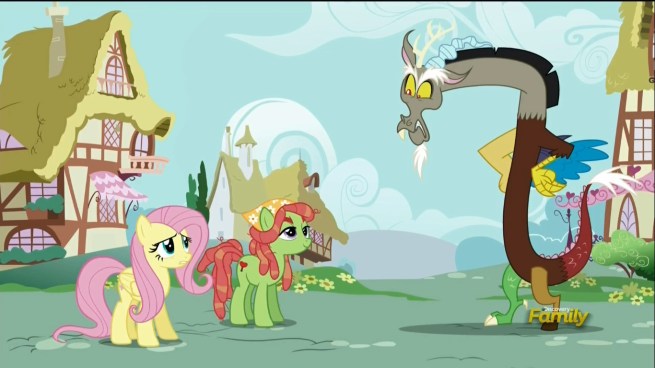 COME ON!!  A SITAR is playing every time she speaks!!