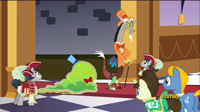 THE SMOOZE!?!?  Also, does anyone else notice Discord is wearing Jim Carrey’s suit from Dumb and Dumber?