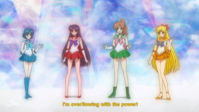 “So we can fight alongside Sailor Moon now!?”     “Whoa whoa whoa!  Let’s not get HASTY here!”