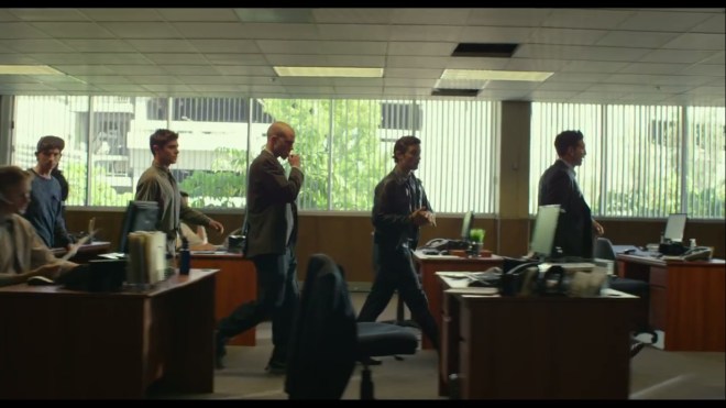 “You are now employees at Douche Bags Incorporated.  You’ll earn commissions on every foreclosure, we have a great benefits package, and you’ll get your own parking spot once you’re in Hell for the terrible things you do here.”