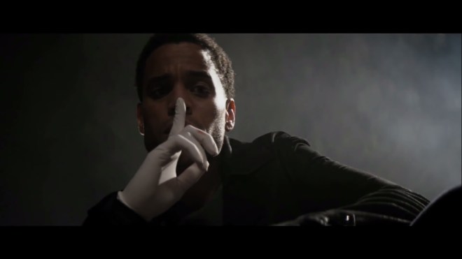 “Shh…  It’s important to keep quite right now.  If you call for help, I’d definitely get caught.”