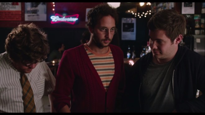 “Is the tie working?”     “Nope.  Neither is my cardigan.”     “Let’s just go home and play WOW or D&D or other nerd stuff.”