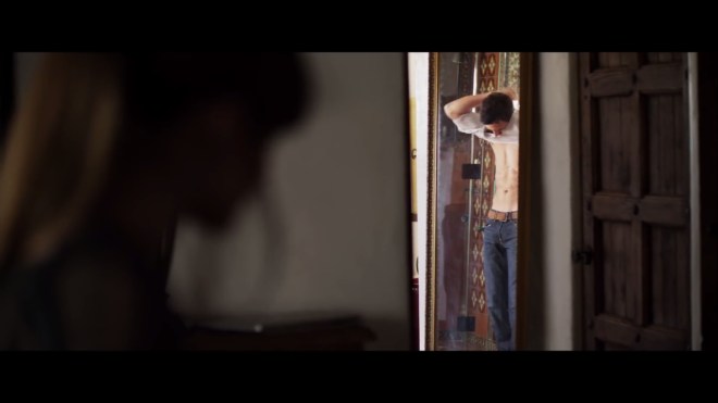 “With abs like these, why shouldn’t I be in charge?”