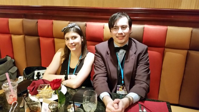 SERIOUSLY!!  Not only can’t he take a picture, but he can’t even look at the camera when he’s in one!!